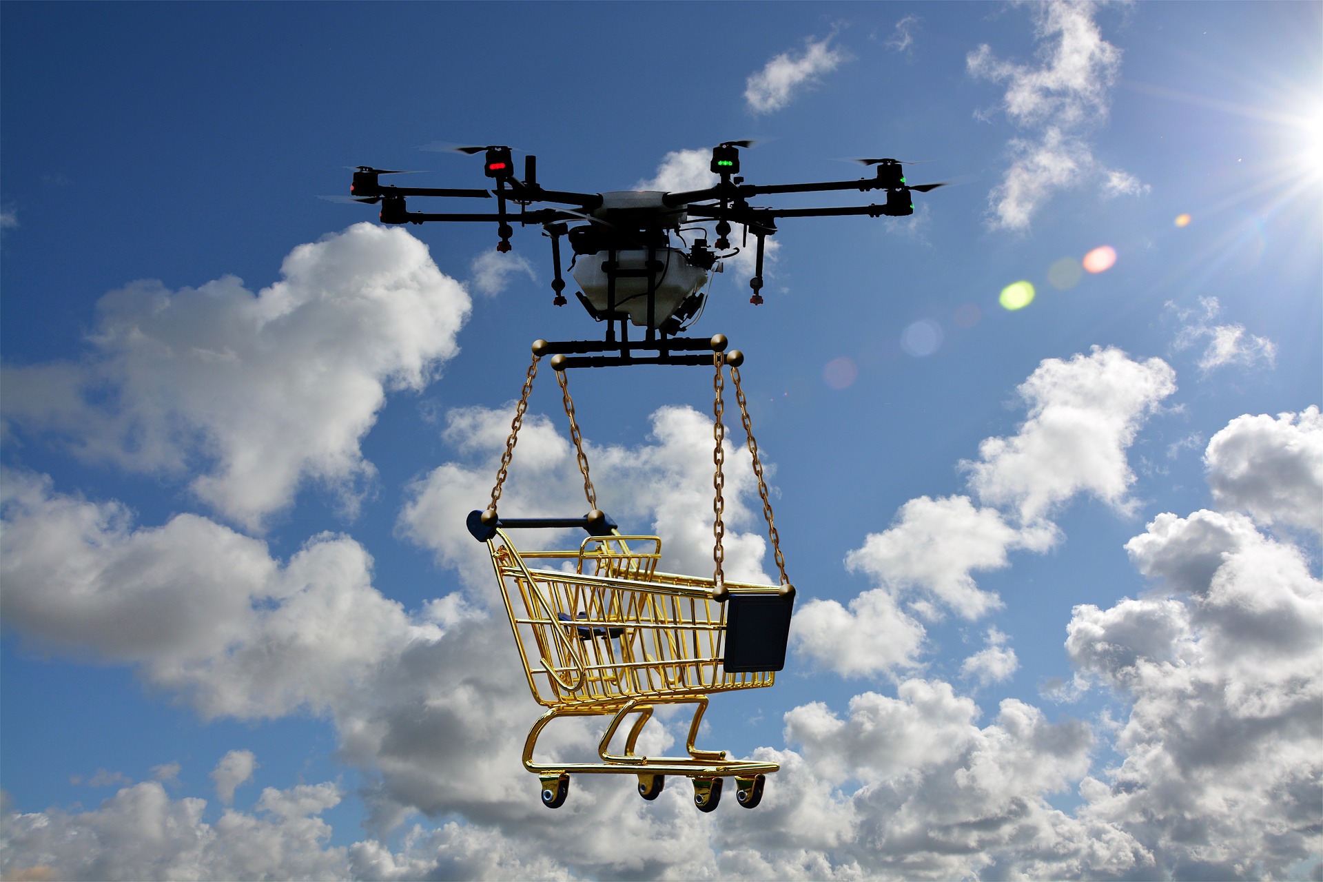 drones inusitados delivery