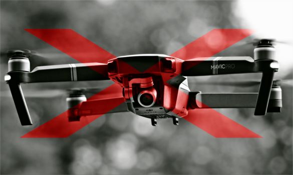 Imagem da matéria o que é No-Fly Zone NFZ - imagem de um drone