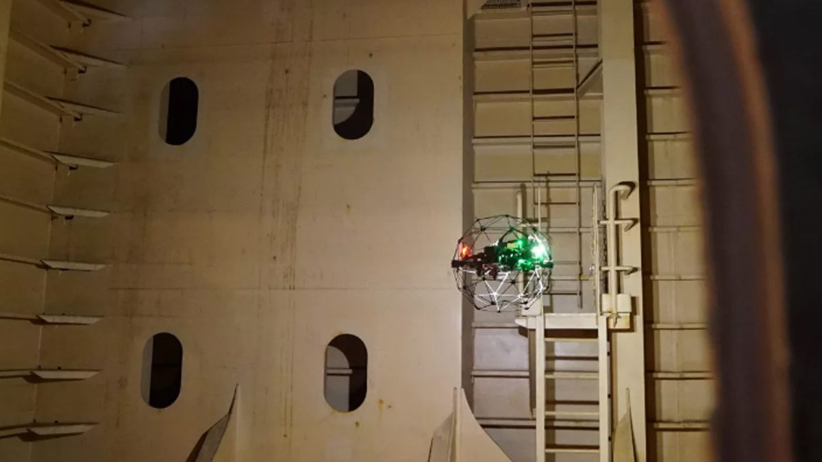 ELIOS, o Drone para Inspeção Visual em locais perigosos, de difícil acesso, mais utilizado no mundo.