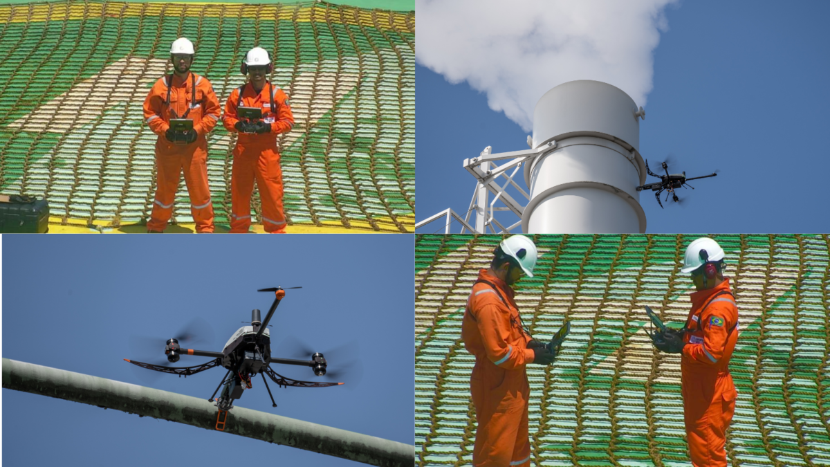 Petrobras fecha contrato com GRUPO DR1 para projeto CPSI com uso de drones da Voliro.