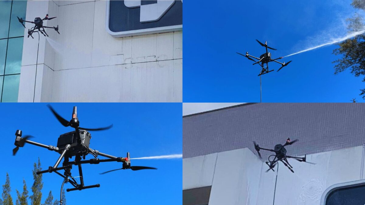 Limpeza de Fachada com Drones: Grupo DR1 desenvolve nova solução inovadora