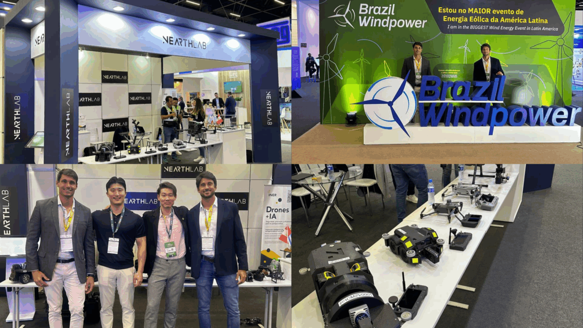 Grupo DR1 marca presença no estande da Nearthlab durante a Brazil Wind Power e reforça parceria estratégica em inspeções avançadas para o setor eólico